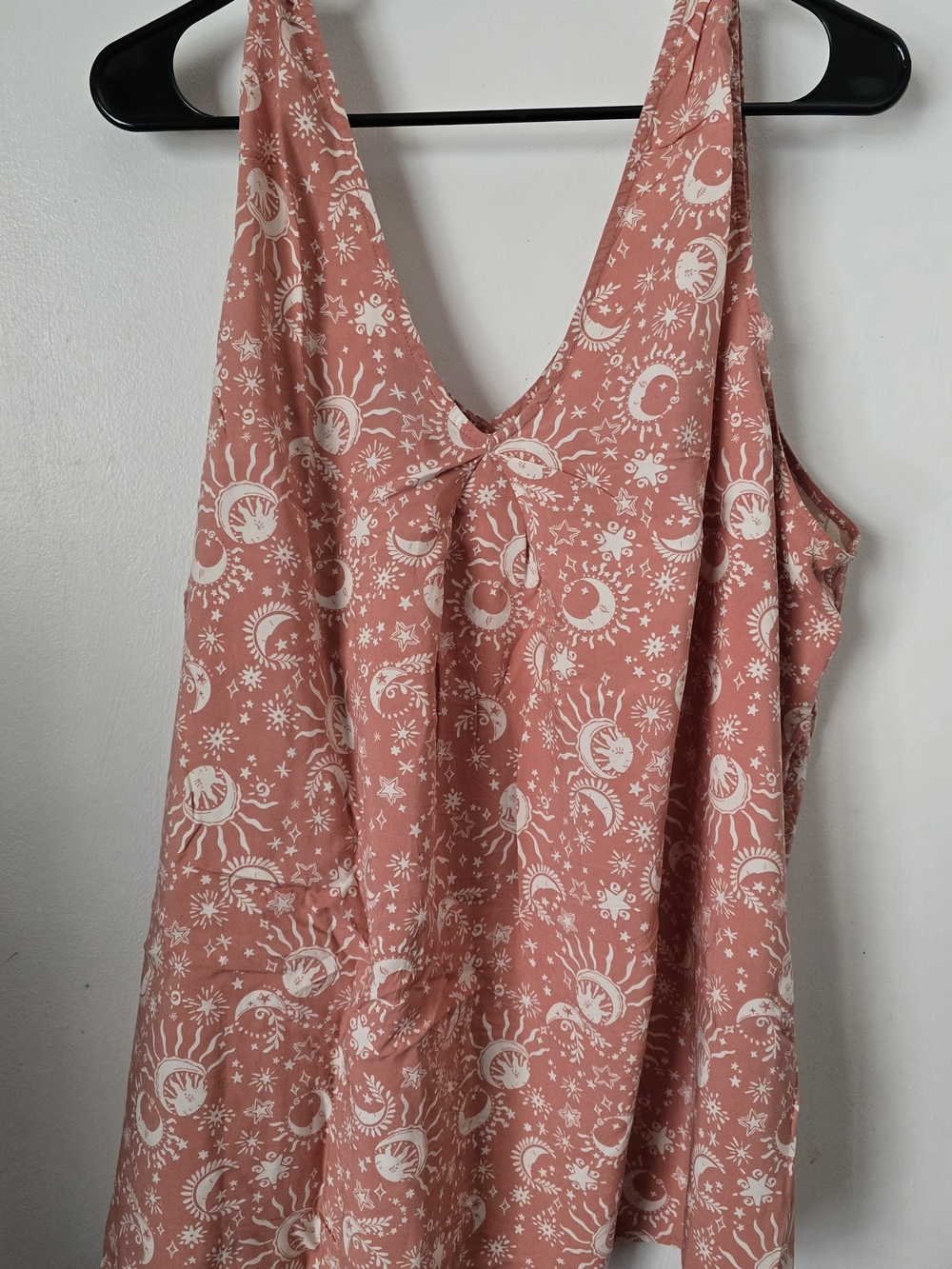 Coral Sun & Moon Print Tank